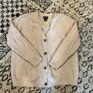 Oversized Cashmere Cardigan